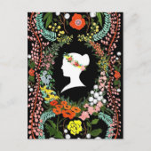 Sprache der leeren Postkarte für Blume (Vorderseite)