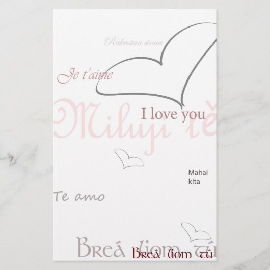 Sprache der Liebe (Vorderseite)