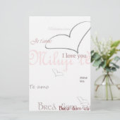 Sprache der Liebe (Stehend Vorderseite)