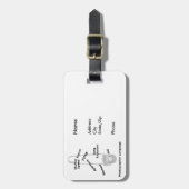 Sprache des Fotografen Gepäckanhänger (Vorderseite vertikal)