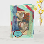 "Sprache des Herzens" Karte (Gelbe Blume)