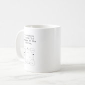 Sprache des Universums | Leidenschaftlicher Mathem Kaffeetasse (Vorderseite Links)