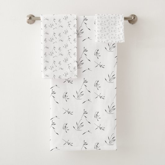 Sprache, Dove Gray Badhandtuch Set (Insitu)