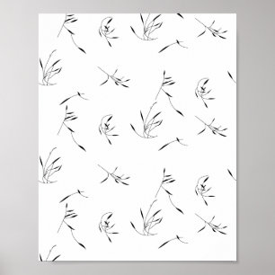 Sprache, Dove Gray Poster