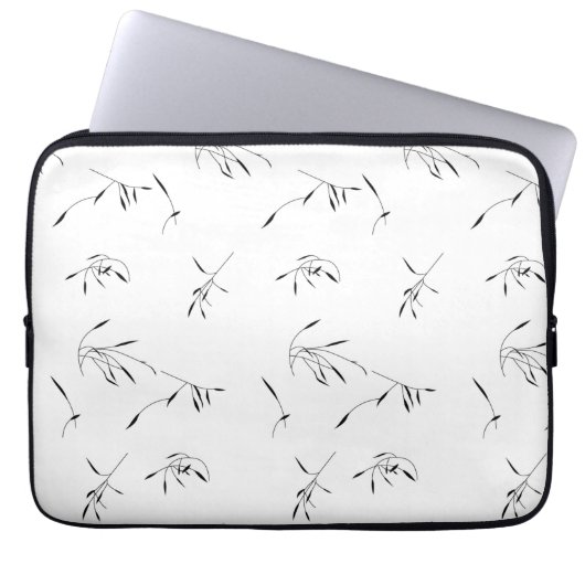 Sprache, Dove Grey Electronics Bag Laptopschutzhülle (Vorderseite)