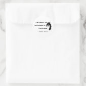Sprache Facepalms Runder Aufkleber (Tasche)