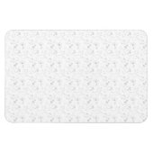 Sprache, graue Wolke Magnet (Horizontal)