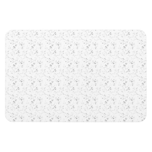 Sprache, graue Wolke Magnet (Horizontal)