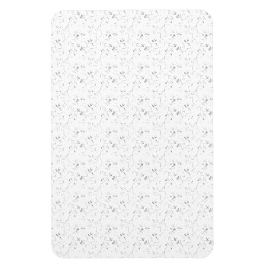 Sprache, graue Wolke Magnet (Vertikal)