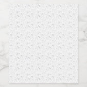 Sprache, graue Wolke Weinetikett (Einzelnes Label)