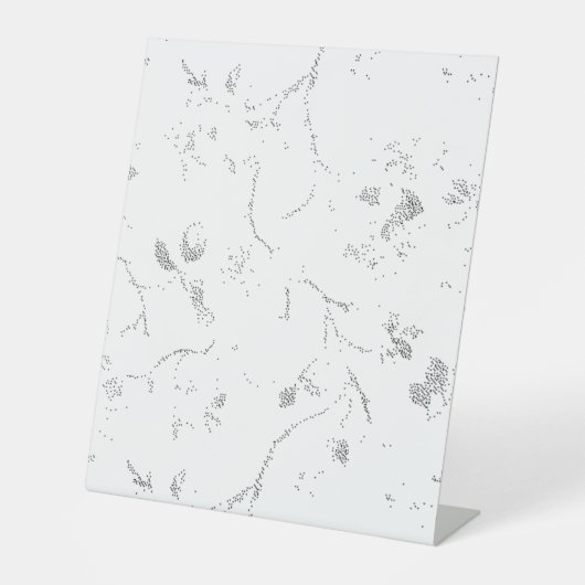 Sprache, Graues Cloud Pedestal Sockelschild (Vorderseite)