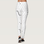 Sprache, grün weiß leggings (Rückseite)