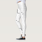 Sprache, grün weiß leggings (Links)