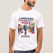Sprache Hat Eine Stimme Musik Europäischer Tag 
