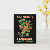 Sprache im Leben Amerikanische Gebärdensprache Karte (Gelbe Blume)