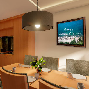 Sprache ist das Bild des Geistes Spruchposter Poster