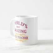 Sprache-Lehrer Kaffeetasse (Vorderseite Links)