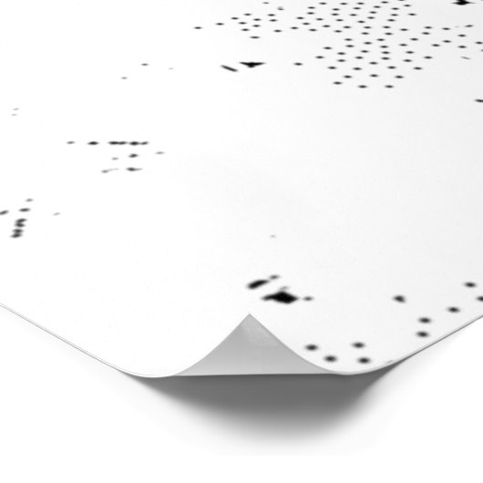 Sprache, leicht grau, Geyser Poster (Ecke)