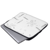 Sprache, Light Gray, Geyser Electronics Bag Laptopschutzhülle (Vorne Knopf)