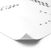 Sprache, Light Gray, Geyser Pedestal Poster (Ecke)