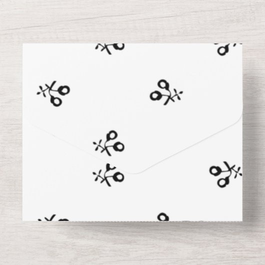 Sprache, Mist All In One Einladung (Rückseite)