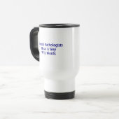 Sprache-Pathologe-Tasse Reisebecher (Vorderseite Links)