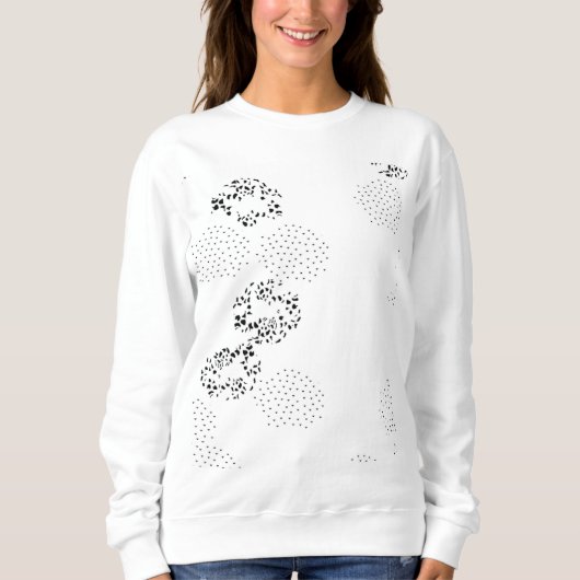 Sprache, Schneemaschine Sweatshirt (Vorderseite)