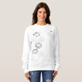 Sprache, Schneemaschine Sweatshirt (Vorne ganz)