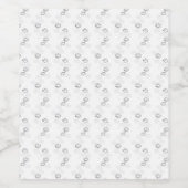 Sprache, Schneemaschine Weinetikett (Einzelnes Label)