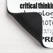Sprache-Sprachpathologe Mousepad (Ecke)