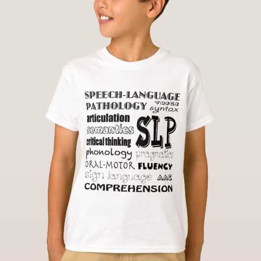 Sprache-Sprachpathologe T-Shirt (Vorderseite)