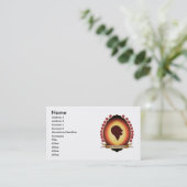 Sprache-Sprachpathologie Mandorla Visitenkarte (Stehend Vorderseite)