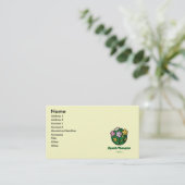 Sprache-Therapeut Blooms1 Visitenkarte (Stehend Vorderseite)