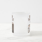 Sprache-Therapeut-(lustige) Schokolade Mattglastasse (Mittel)