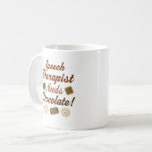 Sprache-Therapeut-(lustiges) Geschenk Kaffeetasse (Vorderseite Links)