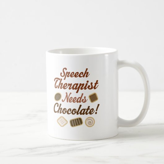 Sprache-Therapeut-(lustiges) Geschenk Kaffeetasse (Rechts)