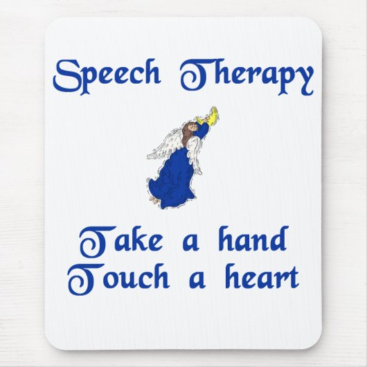 Sprache-Therapeut-Mausunterlage Mousepad (Vorne)
