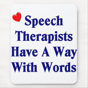 Sprache-Therapeut-Mausunterlage Mousepad
