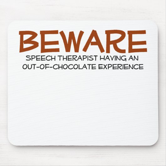 Sprache-Therapeut-Mausunterlage Mousepad (Vorne)