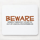 Sprache-Therapeut Mousepad (Vorne)