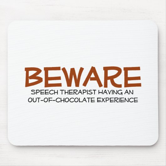 Sprache-Therapeut Mousepad (Vorne)