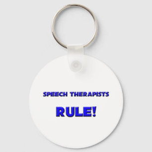 Sprache-Therapeut-Regel! Schlüsselanhänger