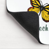 Sprache-Therapeut-Schmetterlinge Mousepad (Ecke)