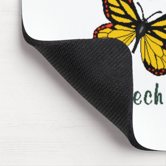 Sprache-Therapeut-Schmetterlinge Mousepad (Ecke)