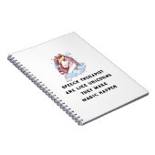 Sprache-Therapeut sind wie Einhorn-Sprachtherapie Notizblock (Rechte Seite)