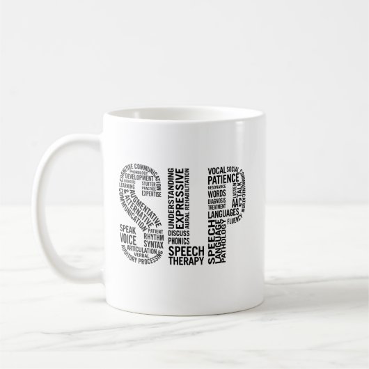 Sprache-Therapeut SLP Kaffeetasse (Links)