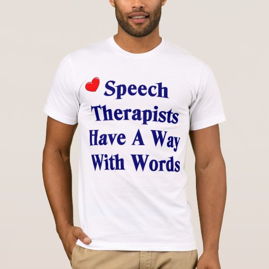 Sprache-Therapeut-T - Shirt (Vorderseite)