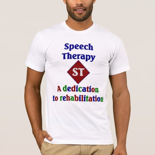 Sprache-Therapeut-T - Shirt (Vorderseite)