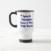 Sprache-Therapeut-Tasse Reisebecher (Links)