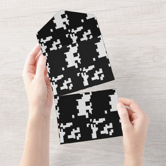 Sprache, Wüstensturm All In One Einladung (Abreißen)